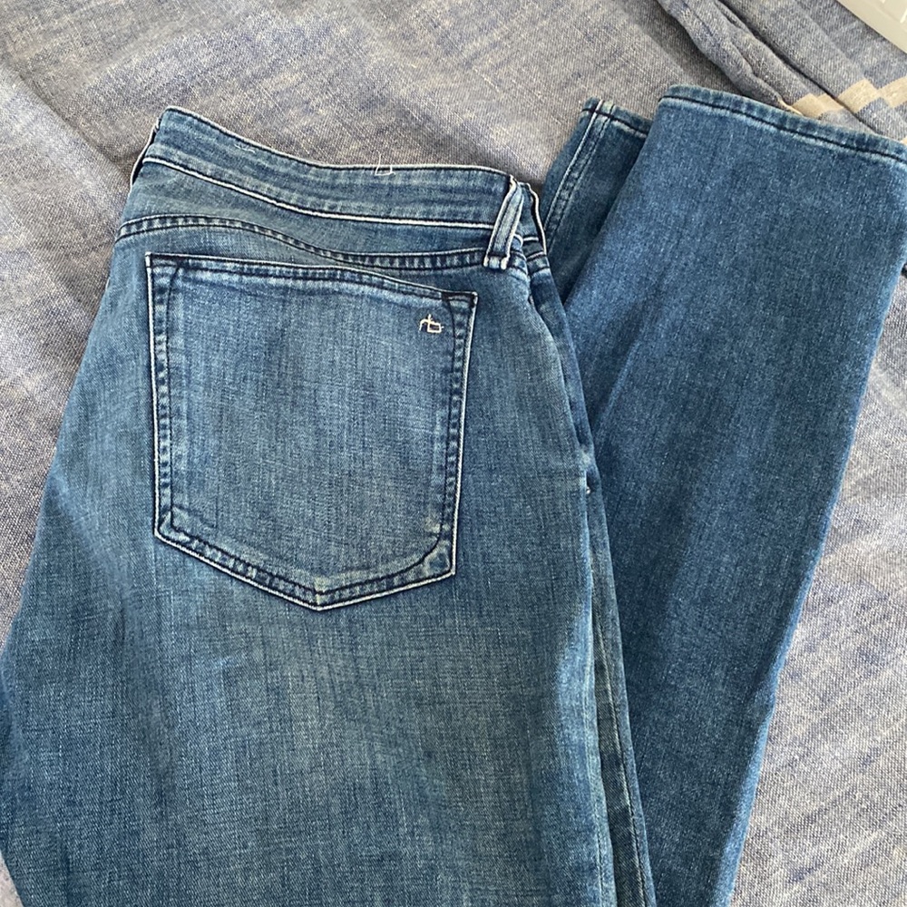 Rag and Bone dre low rise slim boyfriend denim jeans - Picture 11 of 16